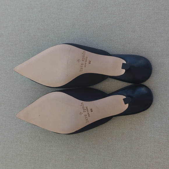Kate Spade satin and leather mules - Picture 4 of 5